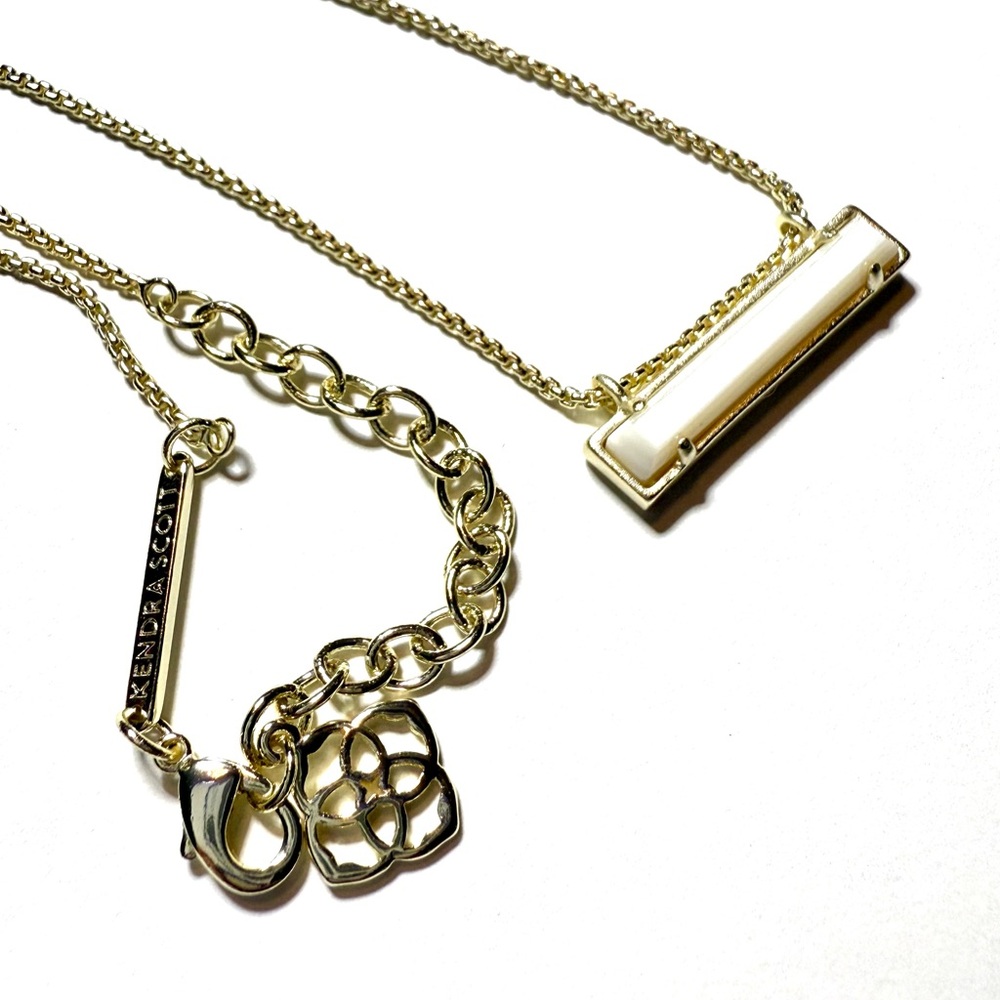 Kendra Scott Gold Bar Necklace
